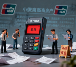 银盛通POS机:银联新规下POS机小微商户超限罢工?