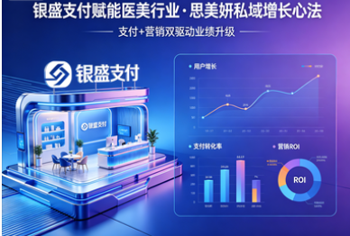银盛支付赋能医美行业：思美妍私域增长心法，支付+营销驱动业绩升级！