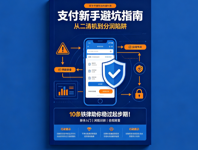 支付新手避坑指南：从二清机到分润陷阱，10条铁律助你稳过起步期！