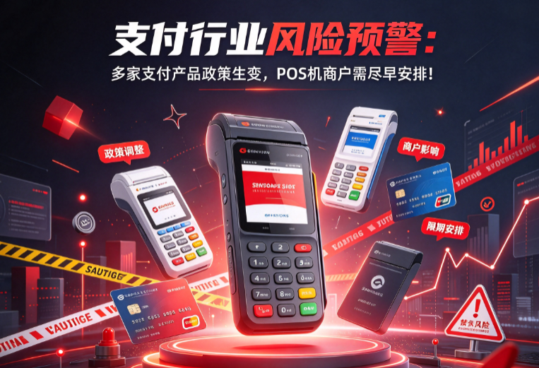 支付行业风险预警：多家支付产品政策生变，POS机商户需尽早安排！